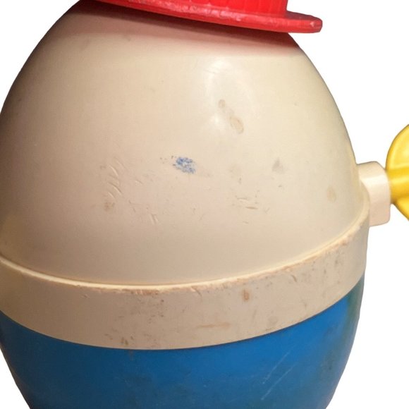 Vintage Fisher Price Humpty Dumpty Pull Toy 736 With Working Pulling Cord - Picture 6 of 12